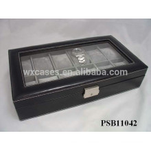 12 grids leather watch travel box wholesale with different color options